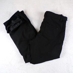 Gerry Snow Pants Men's Size L Waist Stretch [32-34] Fleece Lined interior Black